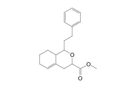 1-(Phenylethyl)-3,4,6,7,8,8a-hexahydro-1H-isochromene-3-carboxylic acid methyl ester