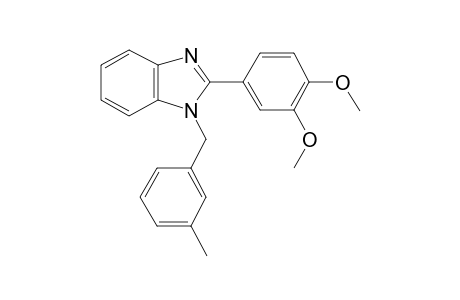 2-(3,4-Dimethoxyphenyl)-1-(3-methylbenzyl)-1H-benzimidazole