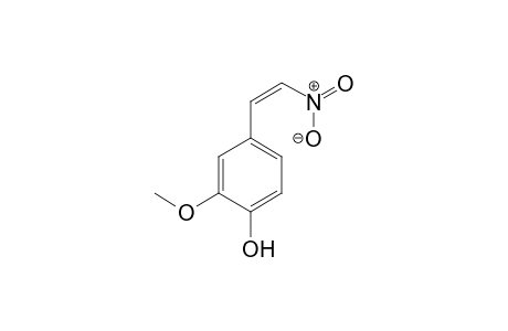 4-Hydroxy-3-methoxy-.beta.-nitrostyrene