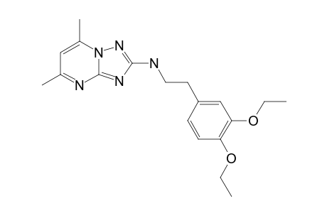 5,7-DIMETHYL-2-[2-(3,4-DIETHOXYPHENYL)-ETHYLAMINO]-1,2,4-TRIAZOLO-[1.5-A]-PYRIMIDINE