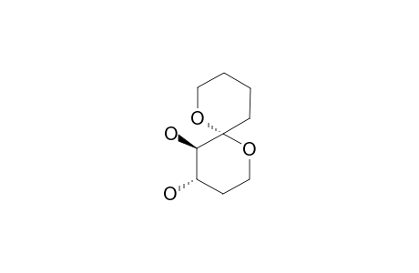 (4R*,5R*,6S*)-1,7-DIOXA-SPIRO-[5.5]-UNDECANE-4,5-DIOL