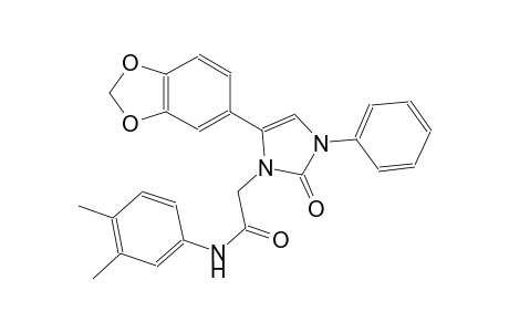 1H-imidazole-1-acetamide, 5-(1,3-benzodioxol-5-yl)-N-(3,4-dimethylphenyl)-2,3-dihydro-2-oxo-3-phenyl-