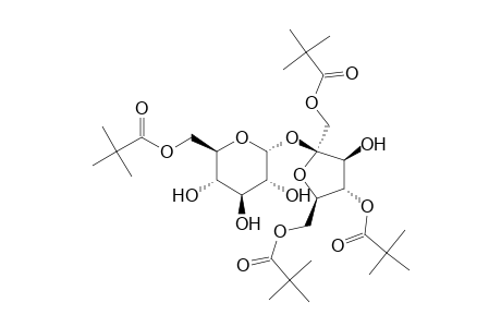 .alpha.-D-Glucopyranoside, 1,4,6-tris-O-(2,2-dimethyl-1-oxopropyl)-.beta.-D-fructofuranosyl, 6-(2,2-dimethylpropanoate)