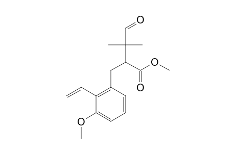 METHYL-3,3-DIMETHYL-4-OXO-2-(3-METHOXY-2-VINYLBENZYL)-BUTANOATE