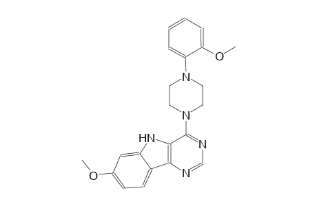 7-methoxy-4-[4-(2-methoxyphenyl)-1-piperazinyl]-5H-pyrimido[5,4-b]indole
