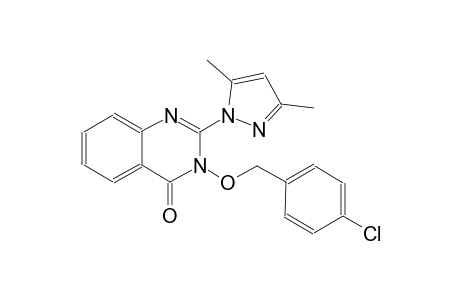3-[(4-chlorobenzyl)oxy]-2-(3,5-dimethyl-1H-pyrazol-1-yl)-4(3H)-quinazolinone