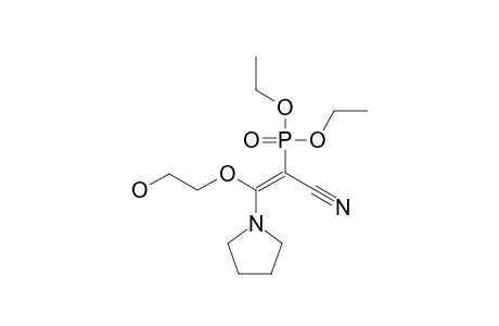 [1-CYANO-2-(2-HYDROXYETHOXY)-2-(PYRROLIDIN-1'-YL)-ETHENYL]-PHOSPHONIC-ACID-DIETHYLESTER