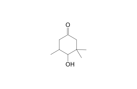 3,3,5-trimethyl-4-oxidanyl-cyclohexan-1-one