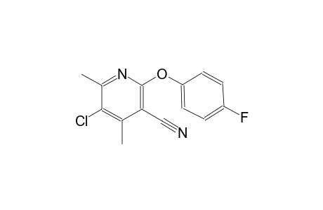 3-pyridinecarbonitrile, 5-chloro-2-(4-fluorophenoxy)-4,6-dimethyl-