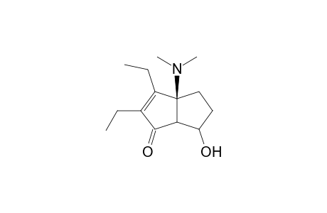 1(S)-Dimethylamino-2,3-diethyl-(endo)-6-hydroxybicyclo[3.3.0]oct-2-en-4-one