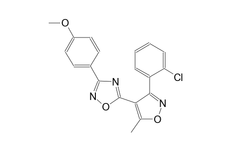 1,2,4-oxadiazole, 5-[3-(2-chlorophenyl)-5-methyl-4-isoxazolyl]-3-(4-methoxyphenyl)-