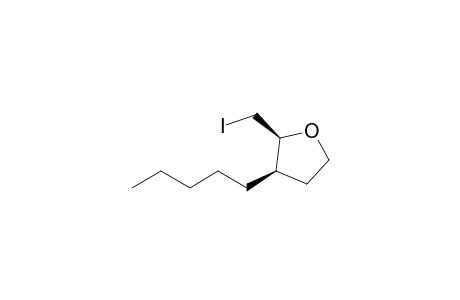 (cis)-2-(Iodomethyl)-3-pentyltetrahydrofuran