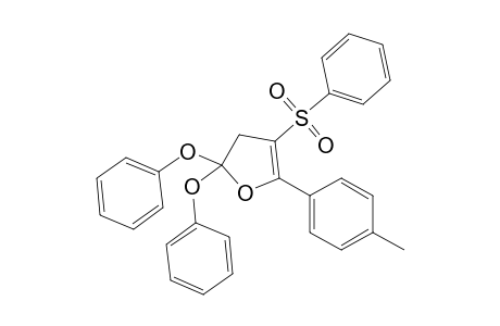 2,2-Diphenoxy-4-(phenylsulfonyl)-5-(p-tolyl)-2,3-dihydrofuran