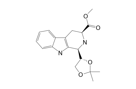 (CIS)-METHYL-(3S)-1-[(S)-2,2-DIMETHYL-1,3-DIOXOLAN-4-YL]-2,3,4,9-TETRAHYDRO-1H-PYRIDO-[3,4-B]-INDOLE-3-CARBOXYLATE