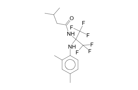 N-[2,2,2-Trifluoro-1-(trifluoromethyl)-1-(2,4-xylidino)ethyl]isovaleramide