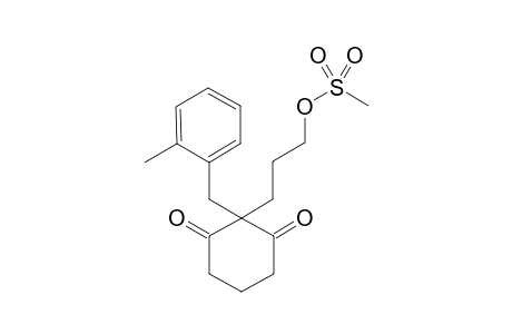 3-(1-(2-methylbenzyl)-2,6-dioxocyclohexyl)propyl methanesulfonate