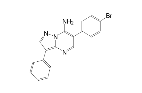 pyrazolo[1,5-a]pyrimidin-7-amine, 6-(4-bromophenyl)-3-phenyl-