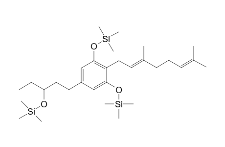 2-(3',7'-dimethylocta-2',6'-dienyl)-1,3-bis(trimethylsilyloxy)-5-[(3"-trimethylsilyloxy)pentylbenzene