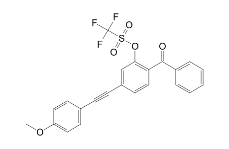 2-Benzoyl-5-[(4-methoxyphenyl)ethynyl]phenyl Trifluoromethanesulfonate
