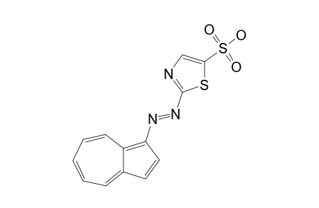 2-(AZULEN-1-YLDIAZENYL)-1,3-THIAZOLE-5-SULFONIC-ACID