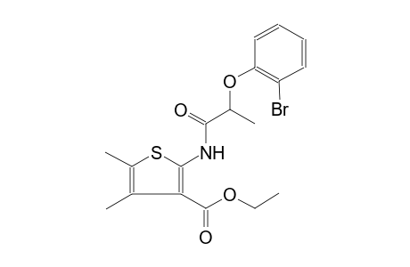 3-thiophenecarboxylic acid, 2-[[2-(2-bromophenoxy)-1-oxopropyl]amino]-4,5-dimethyl-, ethyl ester