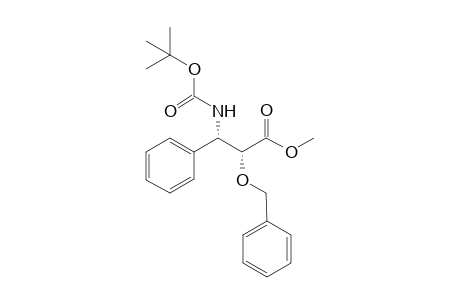 (2R,3S)-2-benzoxy-3-(tert-butoxycarbonylamino)-3-phenyl-propionic acid methyl ester