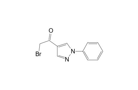 2-bromanyl-1-(1-phenylpyrazol-4-yl)ethanone