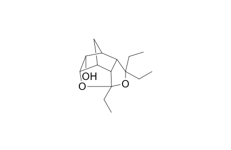 3,3,5-Triethyl-8-hydroxy-4,6-dioxatetracyclododecane