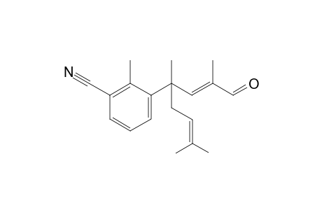(E)-2-Methyl-3-(2,4,7-trimethyl-1-oxooct-2,6-dien-4-yl)benzonitrile