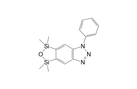 1-Phenyl-5,6-oxadisilole fused benzotriazole