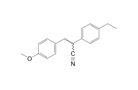2-(p-ethylphenyl)-3-(p-methoxyphenyl)acrylonitrile