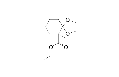 1,4-Dioxaspiro[4.5]decane-6-carboxylic acid, 6-methyl-, ethyl ester