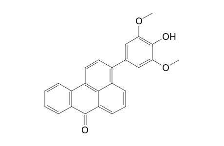 3-(4'-Hydroxy-3',5'-dimethoxyphenyl)benz[d,e]anthracen-7-one