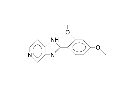 2-(2,4-Dimethoxy-phenyl)-1H-imidazo(4,5-C)pyridine
