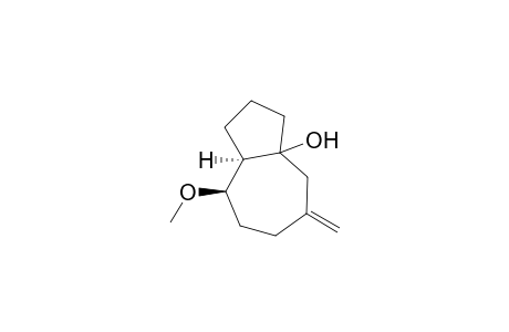 1-Hydroxy-3-methylene-6.beta.-methoxy-7.alpha.H-bicyclo[5.3.0]decane