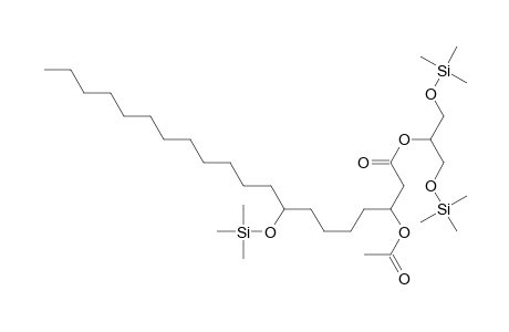 bis[(Trimethylsilyl)oxymethyl]methyl 3-(acetoxy)-8-[(trimethylsilyl)oxy]-eicosanoate