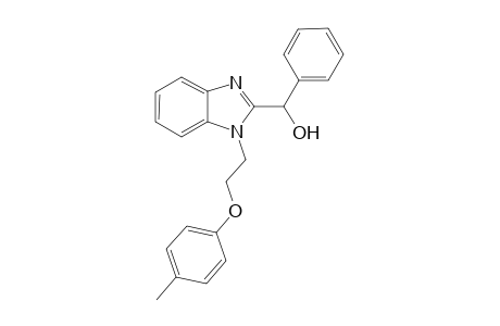 1H-1,3-Benzimidazole-2-methanol, 1-[2-(4-methylphenoxy)ethyl]-.alpha.-phenyl-