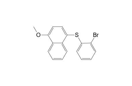 (2-bromophenyl)(1-methoxynaphthalen-4-yl)sulfane