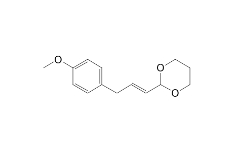(E)-2-[3-(4-Methoxyphenyl)prop-1-enyl]-1,3-dioxane