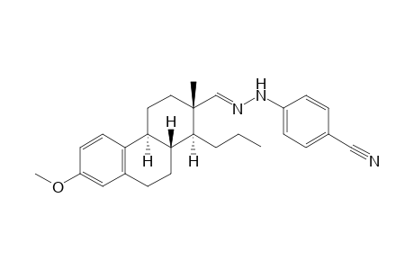 16,17-seco-3-Methoxyestra-1,3,5(10)-trien-17-al-(p-Cyanophenyl)-hydrazone