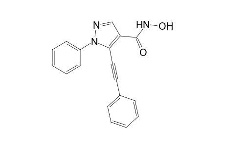 N-Hydroxy-1-phenyl-5-(phenylethynyl)-1H-pyrazole-4-carboxamide
