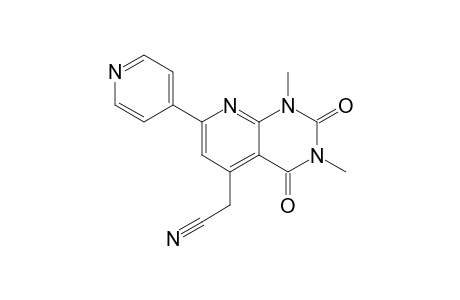 2-(1,3-dimethyl-2,4-dioxo-7-pyridin-4-yl-5-pyrido[2,3-d]pyrimidinyl)acetonitrile