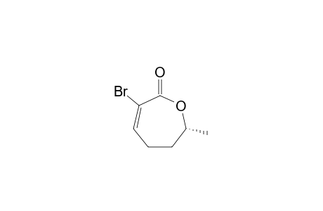 (R)-2-Bromo-2-heptene-6-olide