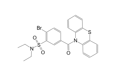 2-bromo-N,N-diethyl-5-(10H-phenothiazin-10-ylcarbonyl)benzenesulfonamide