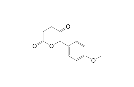 6-(4-Methoxyphenyl)-6-methyl-oxane-2,5-dione