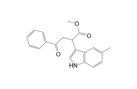 Methyl 2-(5-methyl-1H-indol-3-yl)-4-oxo-4-phenylbutanoate