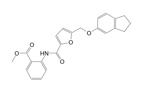 methyl 2-({5-[(2,3-dihydro-1H-inden-5-yloxy)methyl]-2-furoyl}amino)benzoate