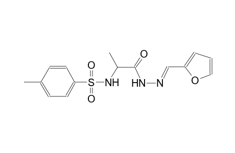 alanine, N-[(4-methylphenyl)sulfonyl]-, 2-[(E)-2-furanylmethylidene]hydrazide