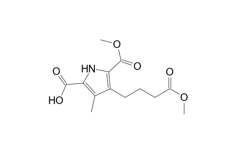1H-Pyrrole-2,5-dicarboxylic acid, 3-(4-methoxy-4-oxobutyl)-4-methyl-, 2-methyl ester