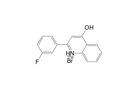 4-Hydroxy-2-(3'-fluorophenyl)quinolinium bromide